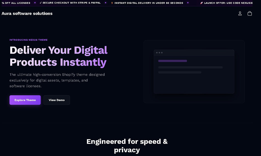 nexus Shopify Theme