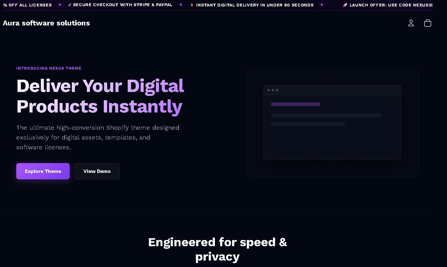 nexus Shopify Theme